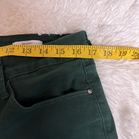 Skinnygirl Hunter Green Jeans Sz32/14 - Picture 7 of 8